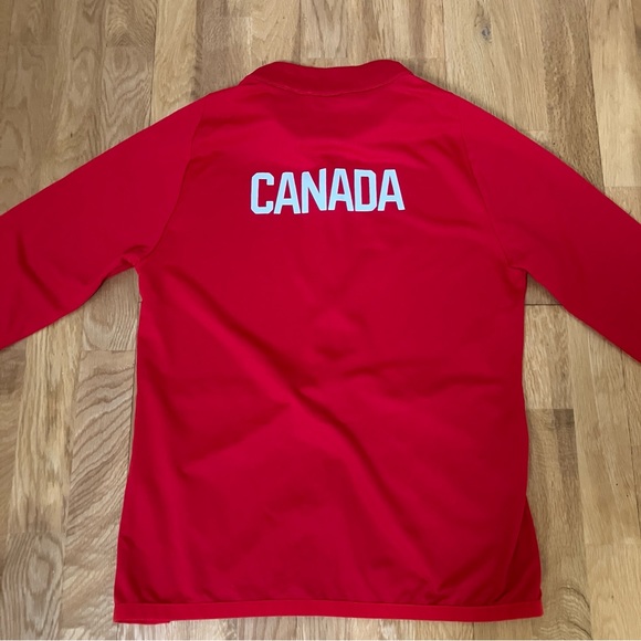 Nike Canada Red Dri-FIT Zip Up Jacket - Picture 5 of 9